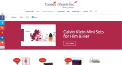 Desktop Screenshot of canadascentz.com
